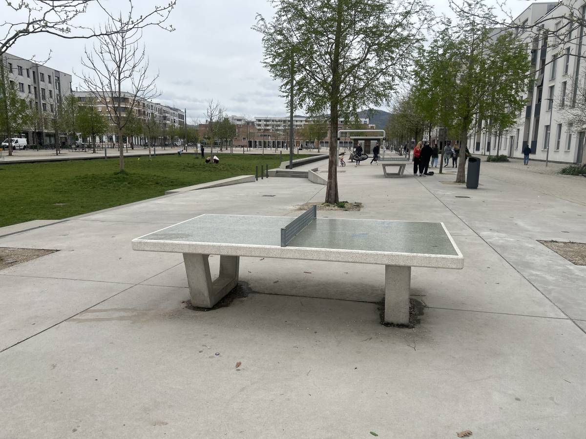 Tischtennis bei Pfaffengrunder Terrasse