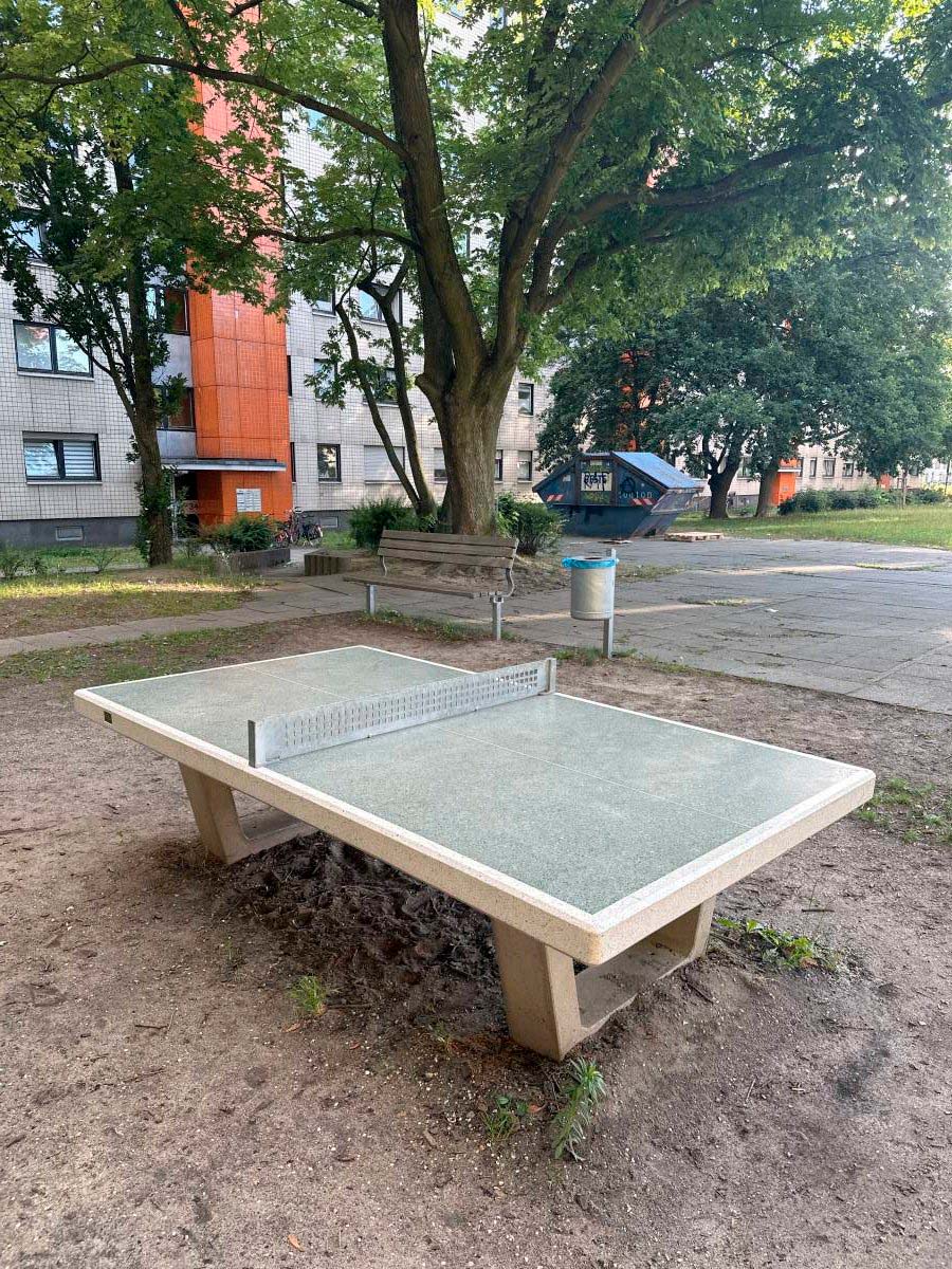 Tischtennis bei Guineastraße