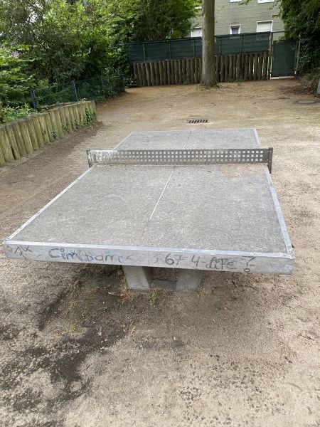 Tischtennis bei Tischtennisplatte #11144