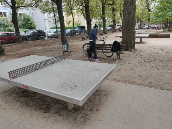 Tischtennis bei Günthersburgallee 46
