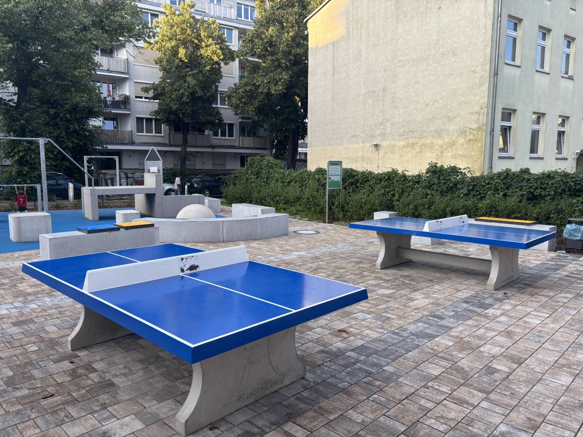 Tischtennis bei Heinersdorfer Straße