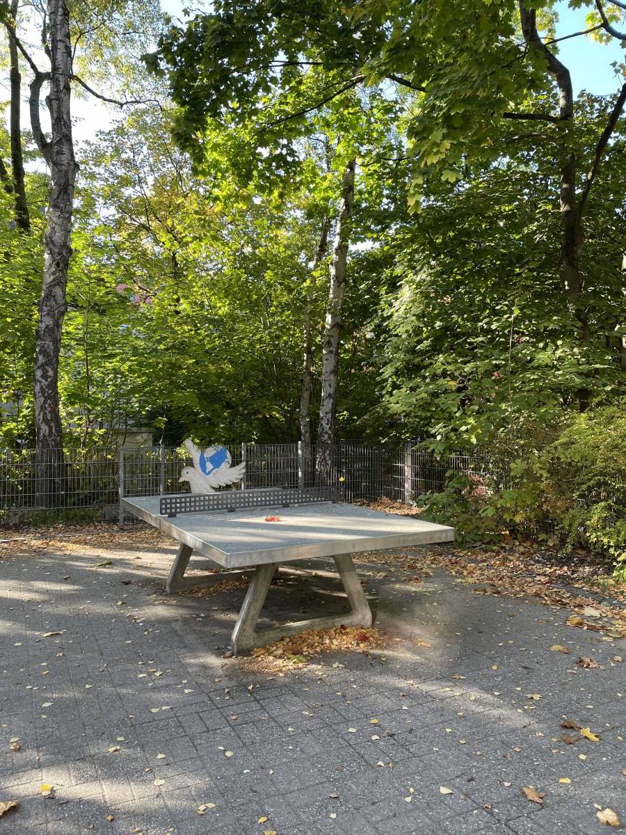 Tischtennis bei Walderseestraße 26