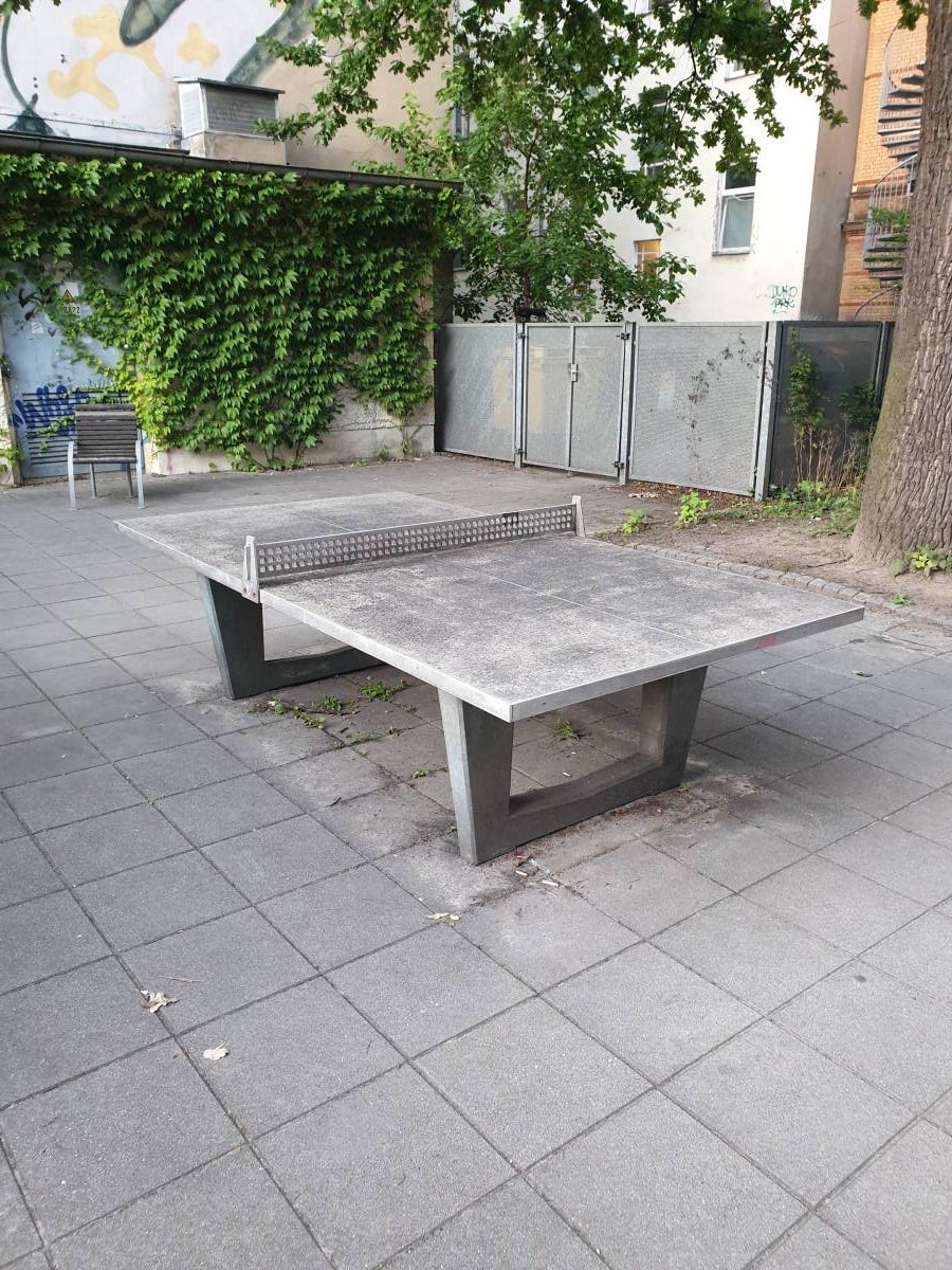 Tischtennis bei Prenzlauer Allee
