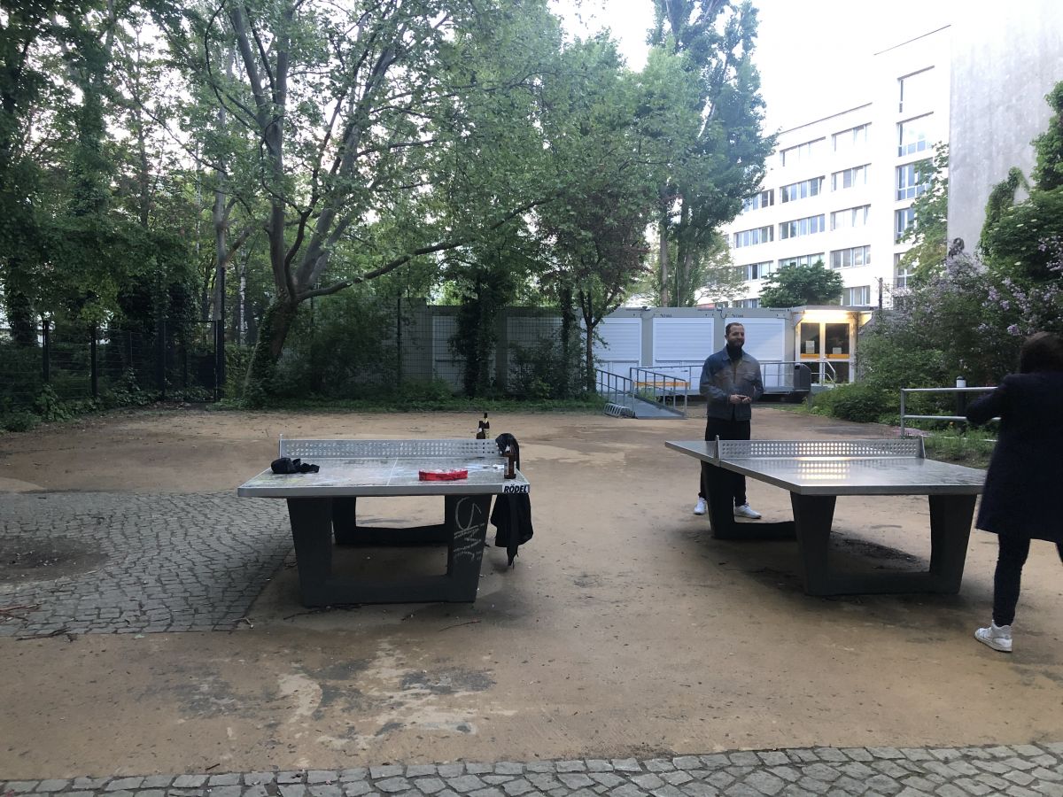 Tischtennis bei Karl-Marx-Allee
