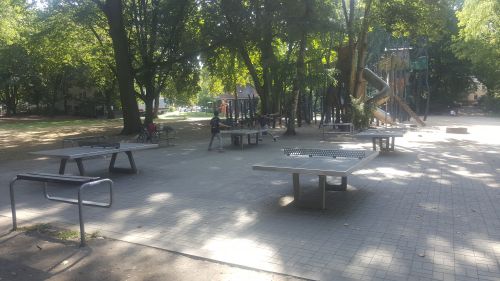Tischtennis bei Rittershausstraße 13