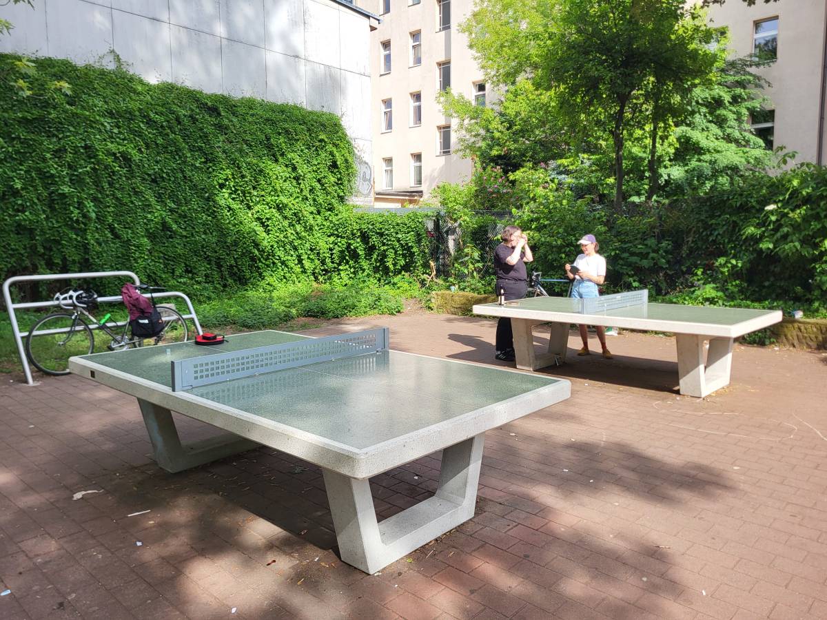 Tischtennis bei Pankstraße