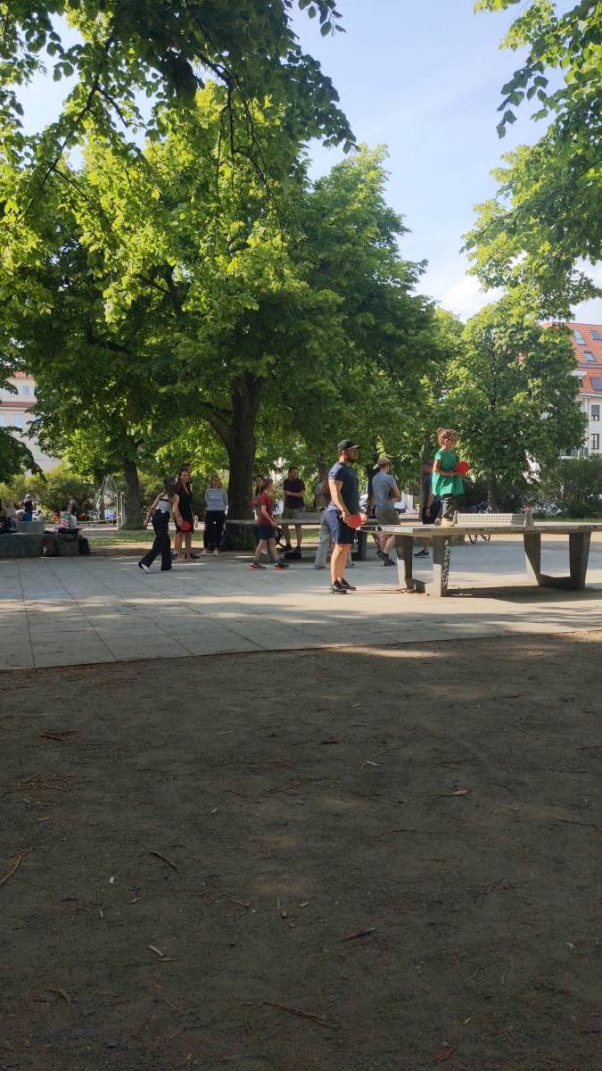Tischtennis bei Trufanowstraße 26