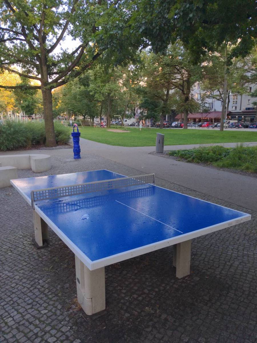 Tischtennis bei Olivaer Platz