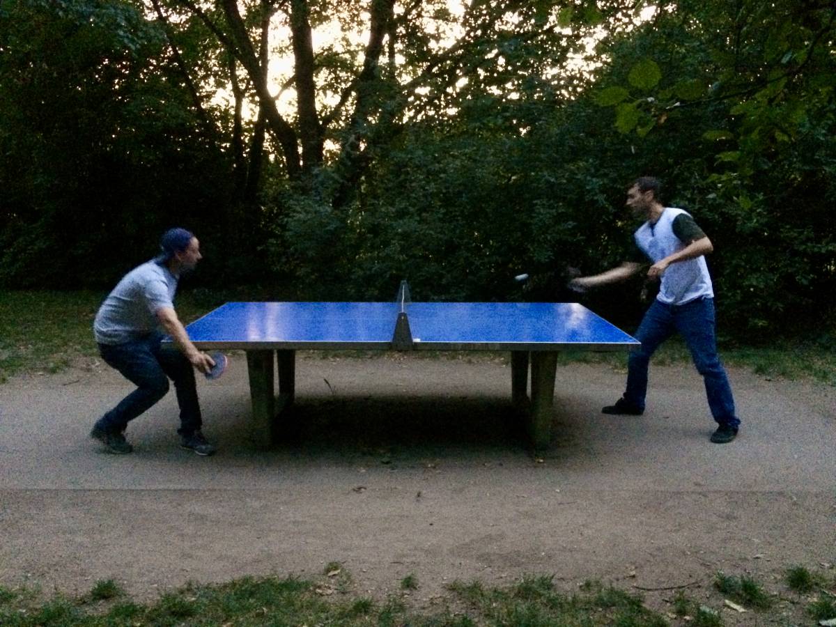 Tischtennis bei Steg an der Bleiche