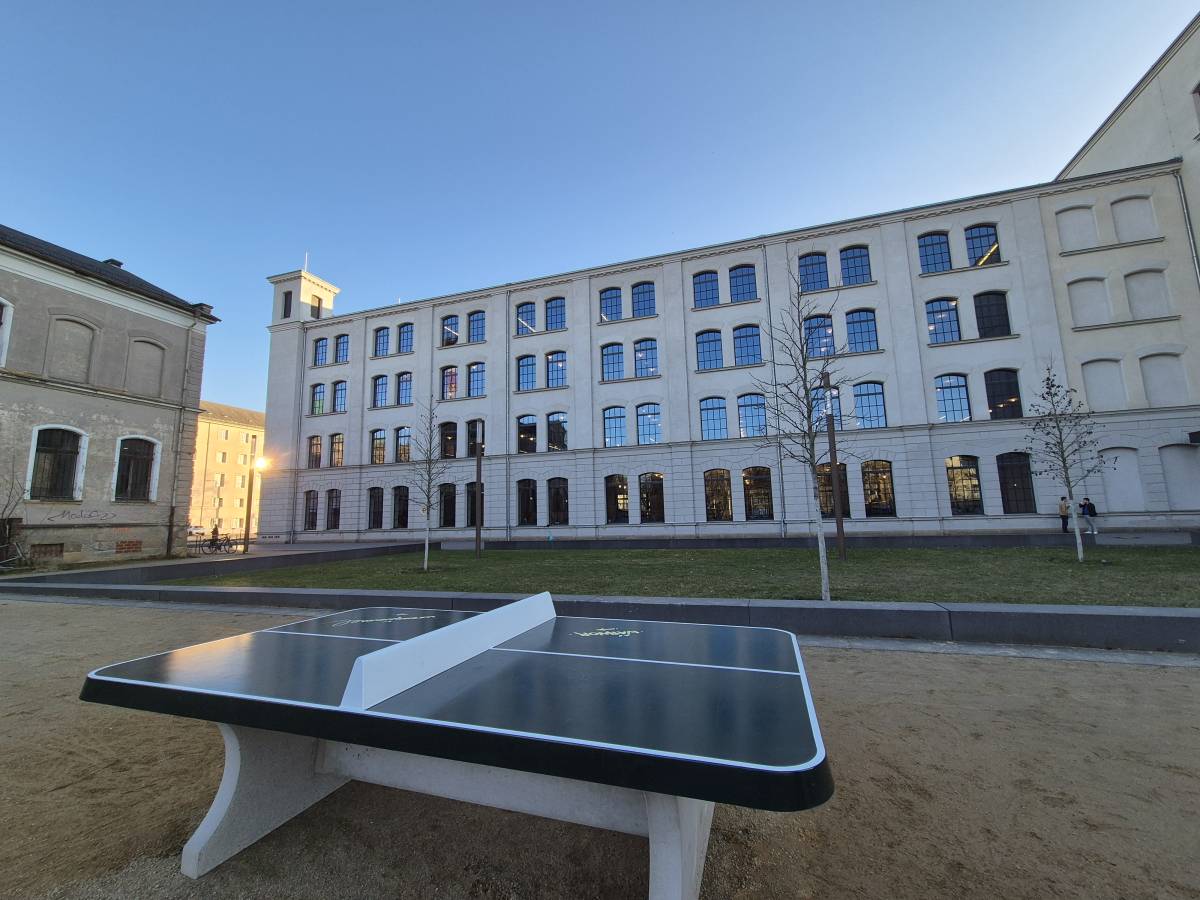 Tischtennis bei Straße der Nationen