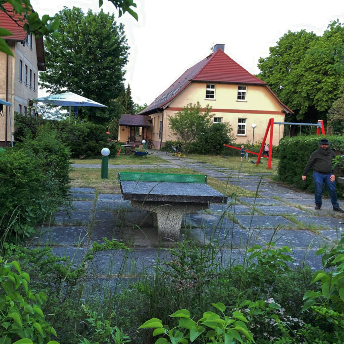 Tischtennis bei Bungalowsiedlung Klein Quassow