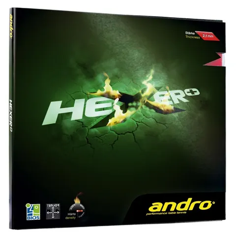andro Belag Hexer plus rot 2,1 mm