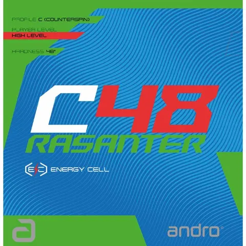 andro Belag Rasanter C 48 rot 2,0 mm