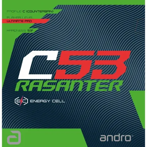 andro Belag Rasanter C 53 rot 2,0 mm