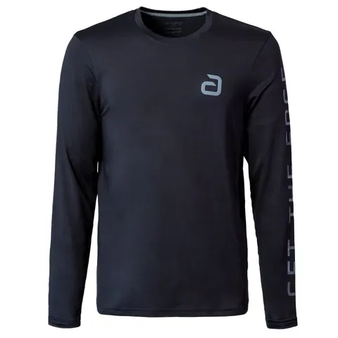andro Longsleeve Scalzo schwarz/grau XXXL