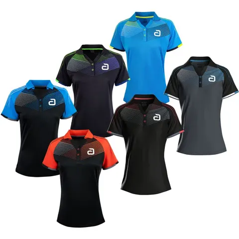 andro Shirt Avos Women blau/gelb W 34