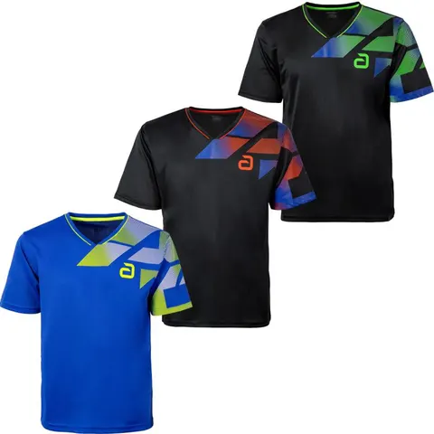 andro Shirt Benzon blau/gelb XS