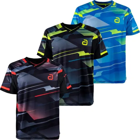 andro Shirt Sangai schwarz/rot S