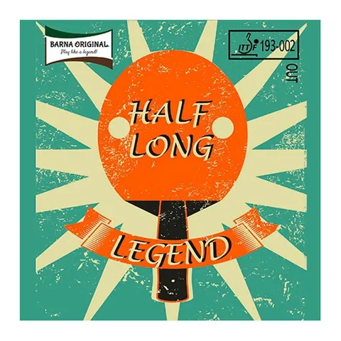 Barna Belag Legend Half Long schwarz 1,0 mm