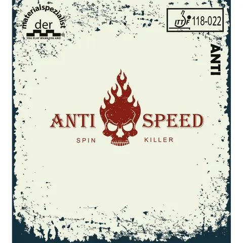 der materialspezialist Belag Anti-Speed rot 1,5 mm