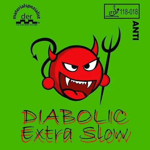der materialspezialist Belag Diabolic Extra Slow rot 1,2 mm