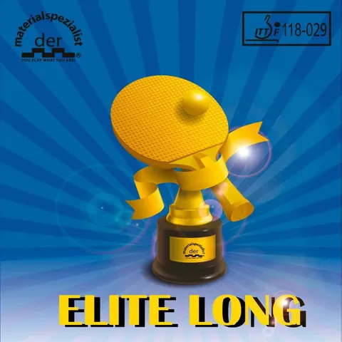 der materialspezialist Belag Elite Long rot OX