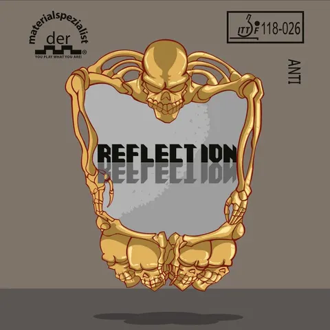 der materialspezialist Belag Reflection rot 1,5 mm