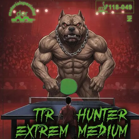 der materialspezialist Belag TTR Hunter Extrem Medium