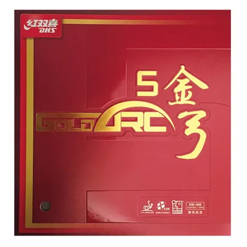 DHS Belag Gold ARC 5 47.5° rot 1,9 mm