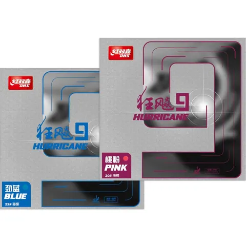 DHS Belag Hurricane 9 HARD 39° pink 2,15 mm