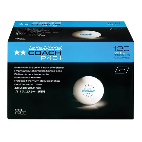 Donic Ball Coach P40+ ** 120er weiß