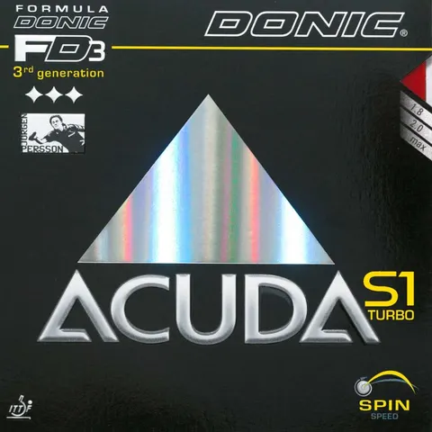 Donic Belag Acuda S1 Turbo rot 1,8 mm