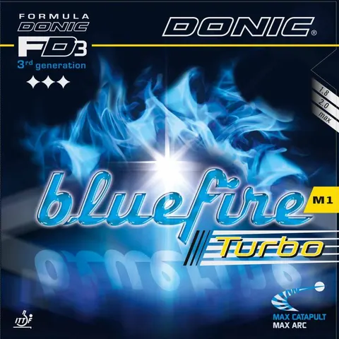Donic Belag Bluefire M1 Turbo rot 1,8 mm