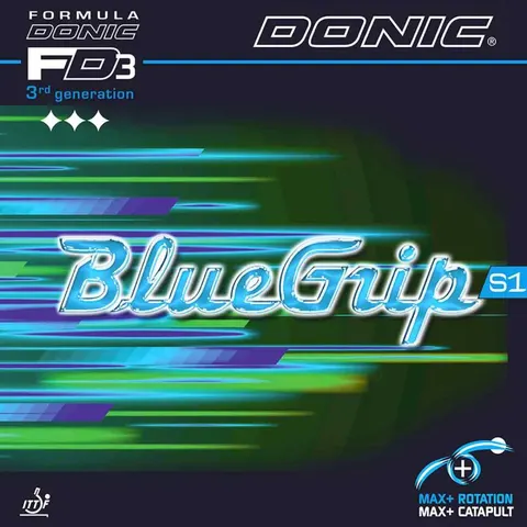 Donic Belag BlueGrip S1 rot 1,8 mm