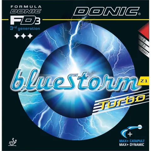 Donic Belag Bluestorm Z1 Turbo rot 2,1 mm