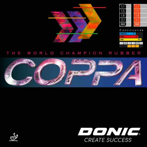 Donic Belag Coppa rot 1,5 mm