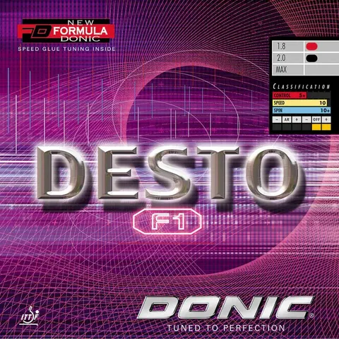 Donic Belag Desto F1 rot 1,8 mm