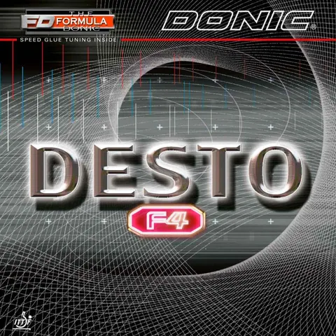 Donic Belag Desto F4 rot 1,8 mm