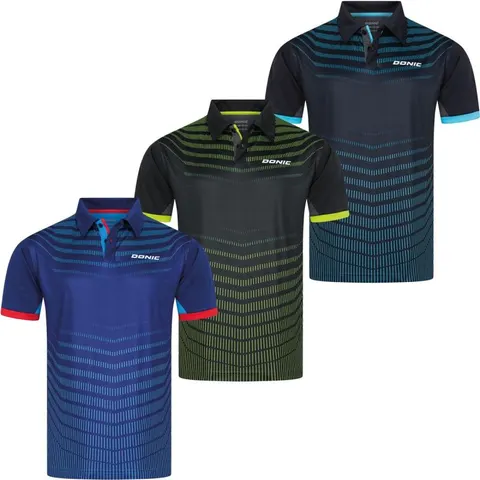 Donic Poloshirt Kava marine/rot XXS