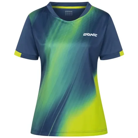 Donic Shirt Fire Lady marine/lime M