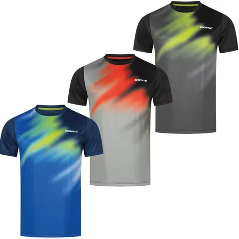 Donic Shirt Furious schwarz/lime L