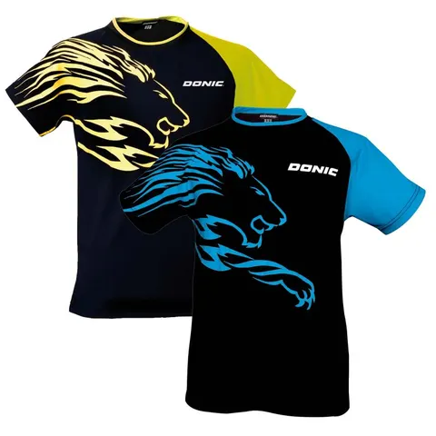 Donic T-Shirt Lion schwarz/gelb XS