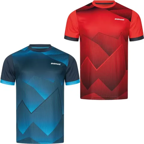 Donic T-Shirt Nova rot/schwarz XS