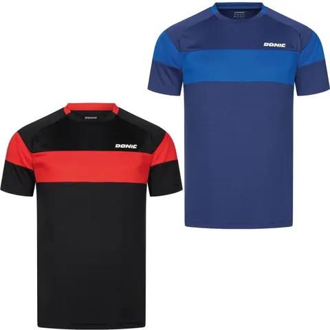 Donic T-Shirt Slate schwarz/rot S