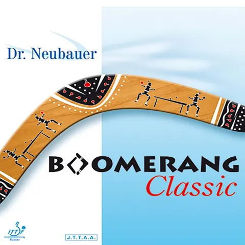 Dr. Neubauer Belag Boomerang Classic schwarz 1,0 mm
