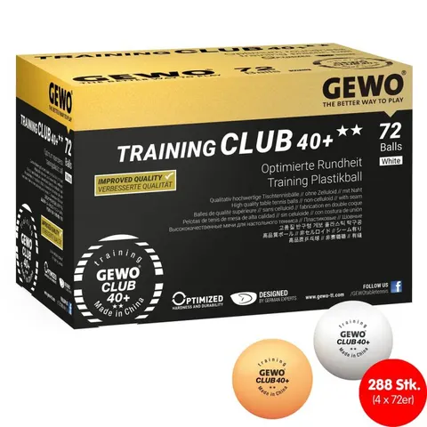 GEWO Ball Training Club 40+** 4x 72er Karton weiß
