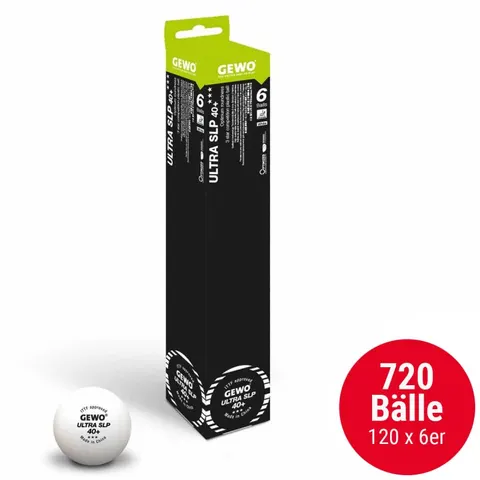 GEWO Ball Ultra SLP 40+ *** 120 x 6er weiß