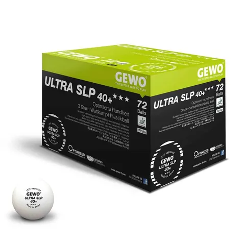 GEWO Ball Ultra SLP 40+ *** 72er weiß