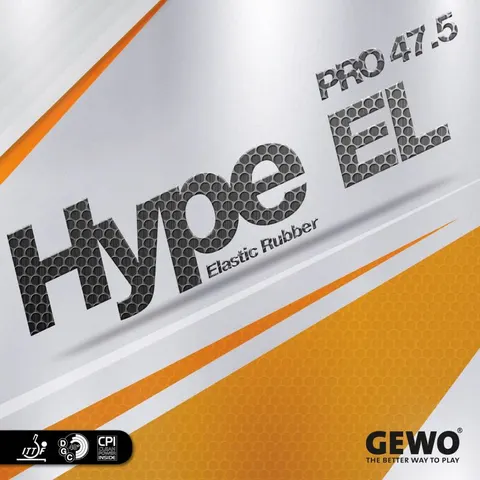 GEWO Belag Hype EL Pro 47.5 rot 2,1 mm