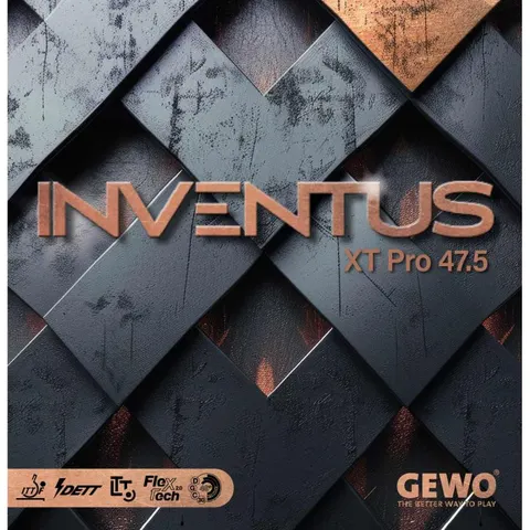 GEWO Belag Inventus XT Pro 47.5 rot 2,0 mm